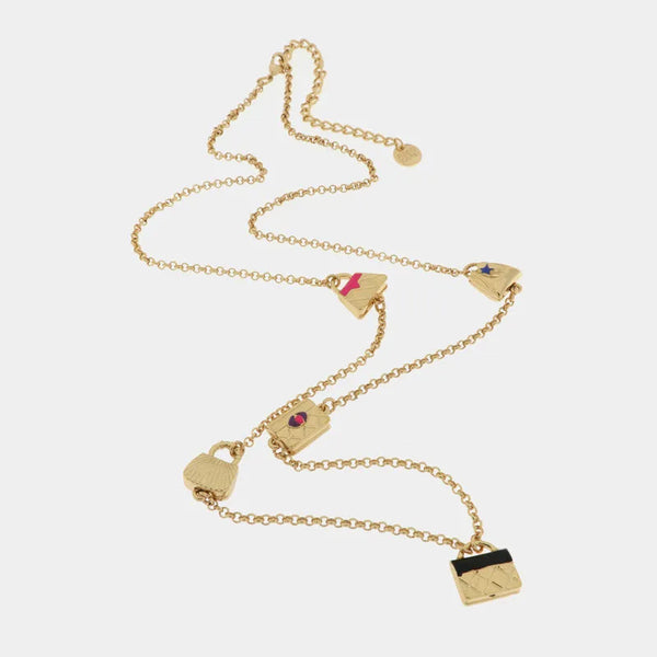 Collana in Metallo con borse — collezione arco naturale