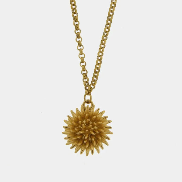 Collana in Acciaio con riccio di mare — collezione erisos