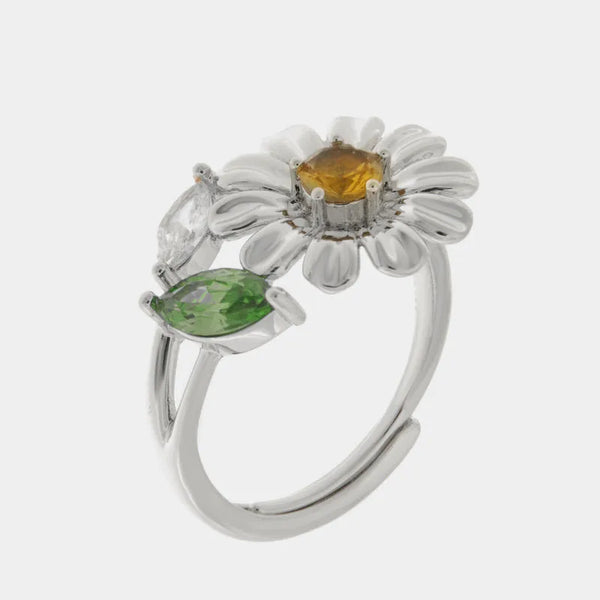 Anello in Metallo margherita — collezione eterna