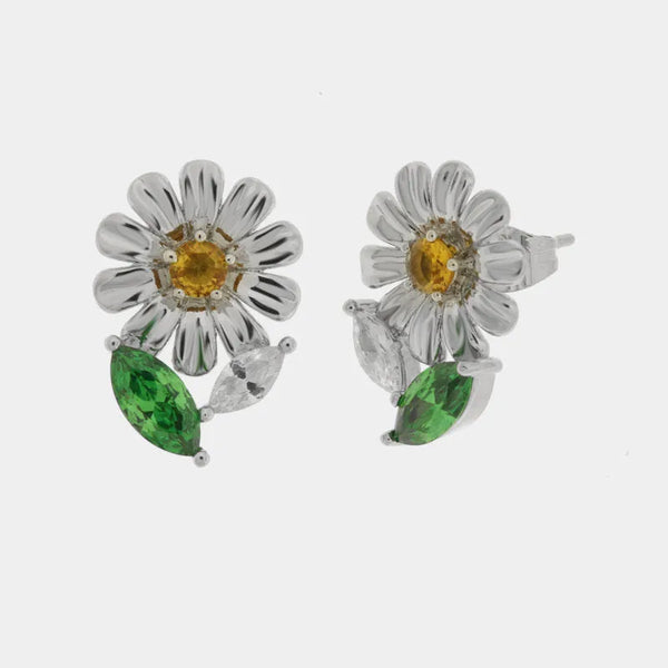 Orecchini in Metallo margerita — collezione eterna