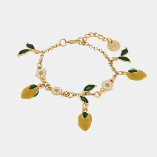 Bracciale in Metallo con limoni — collezione via camerelle