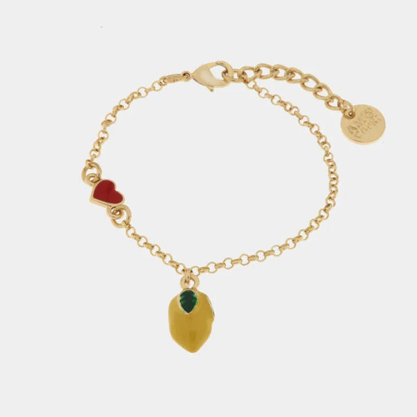 Bracciale in Metallo con limoni — collezione via camerelle