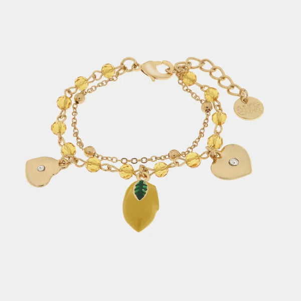 Bracciale in Metallo con limoni — collezione via camerelle